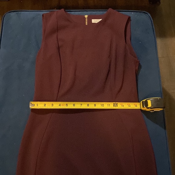Purple Sleeveless Midi Dress by Calvin Klein - Picture 9 of 12